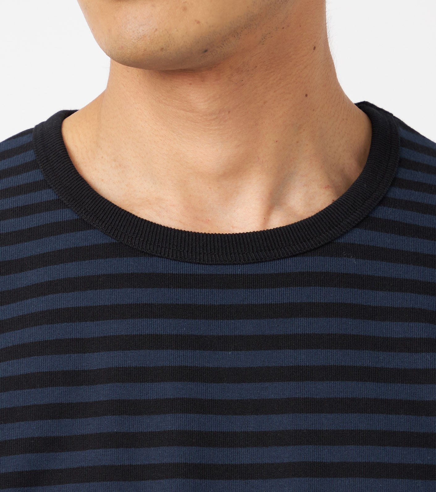 nanamica COOLMAX Stripe Jersey L/S Tee