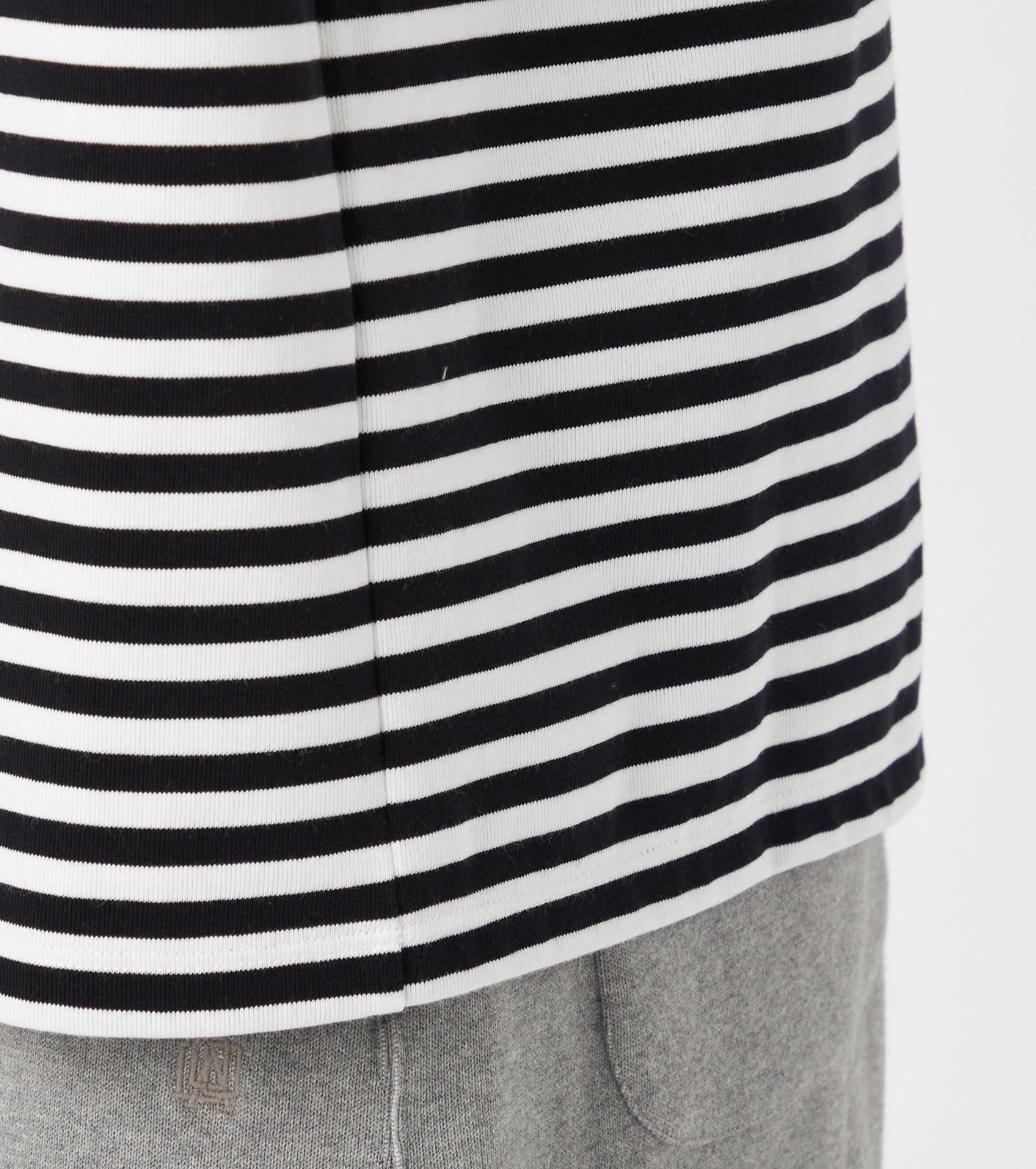 nanamica COOLMAX Stripe Jersey Tee