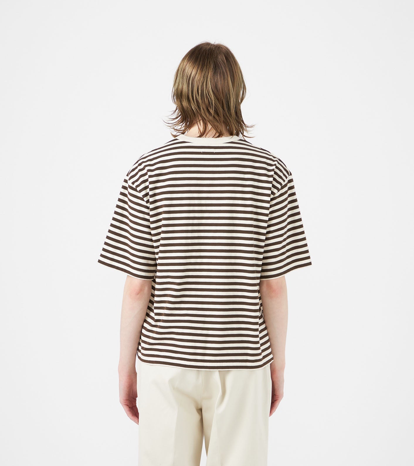 nanamica COOLMAX Stripe Jersey Tee