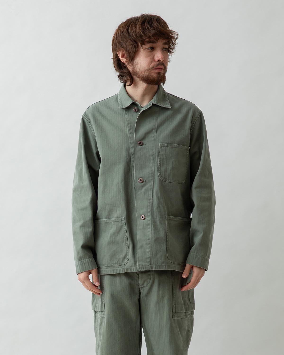 blurhms ROOTSTOCK COTTON-HBT P41 JACKET