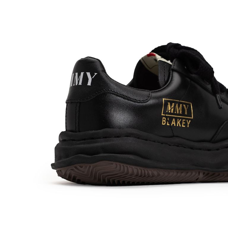 Maison MIHARA YASUHIRO BLAKEY Original Sole Leather Lowtop Sneaker Black x Black
