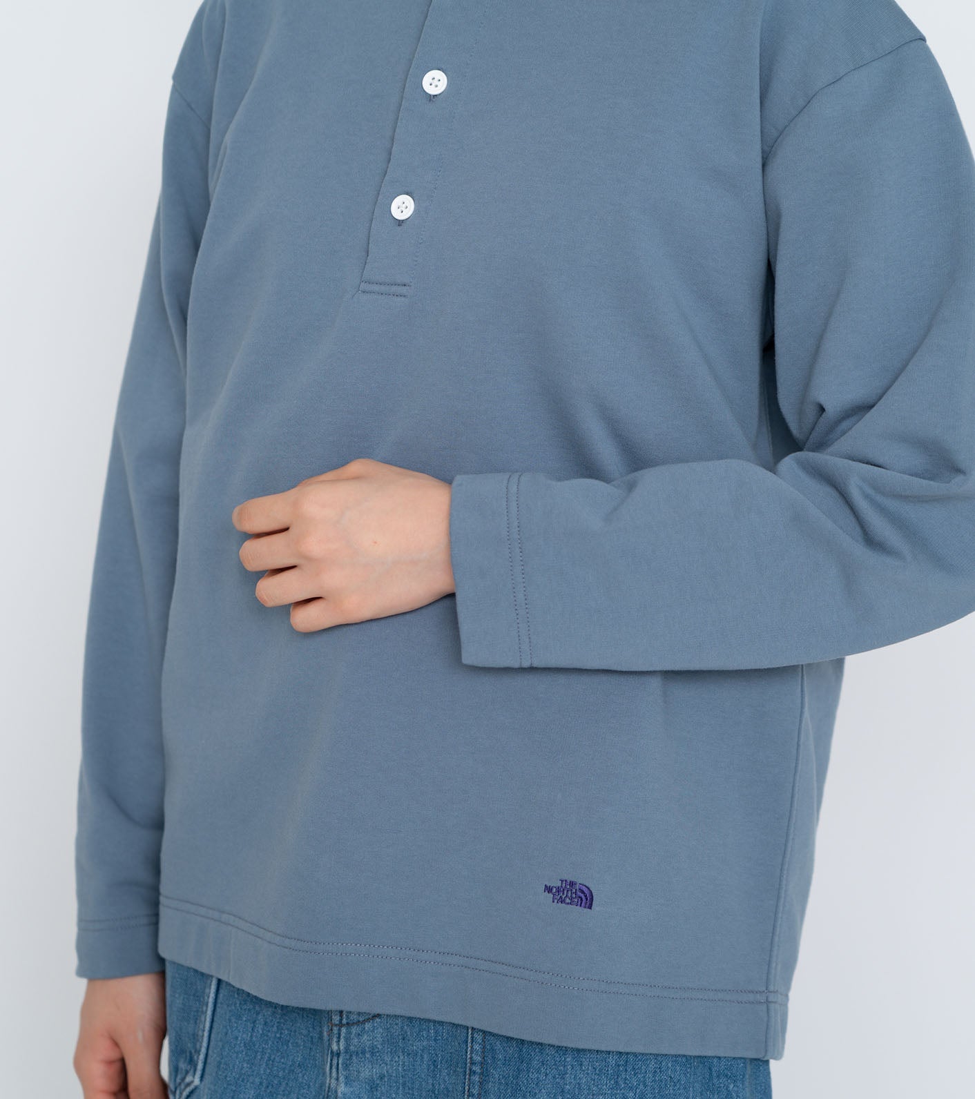 THE NORTH FACE PURPLE LABEL Cotton Field Henley Neck Shirt