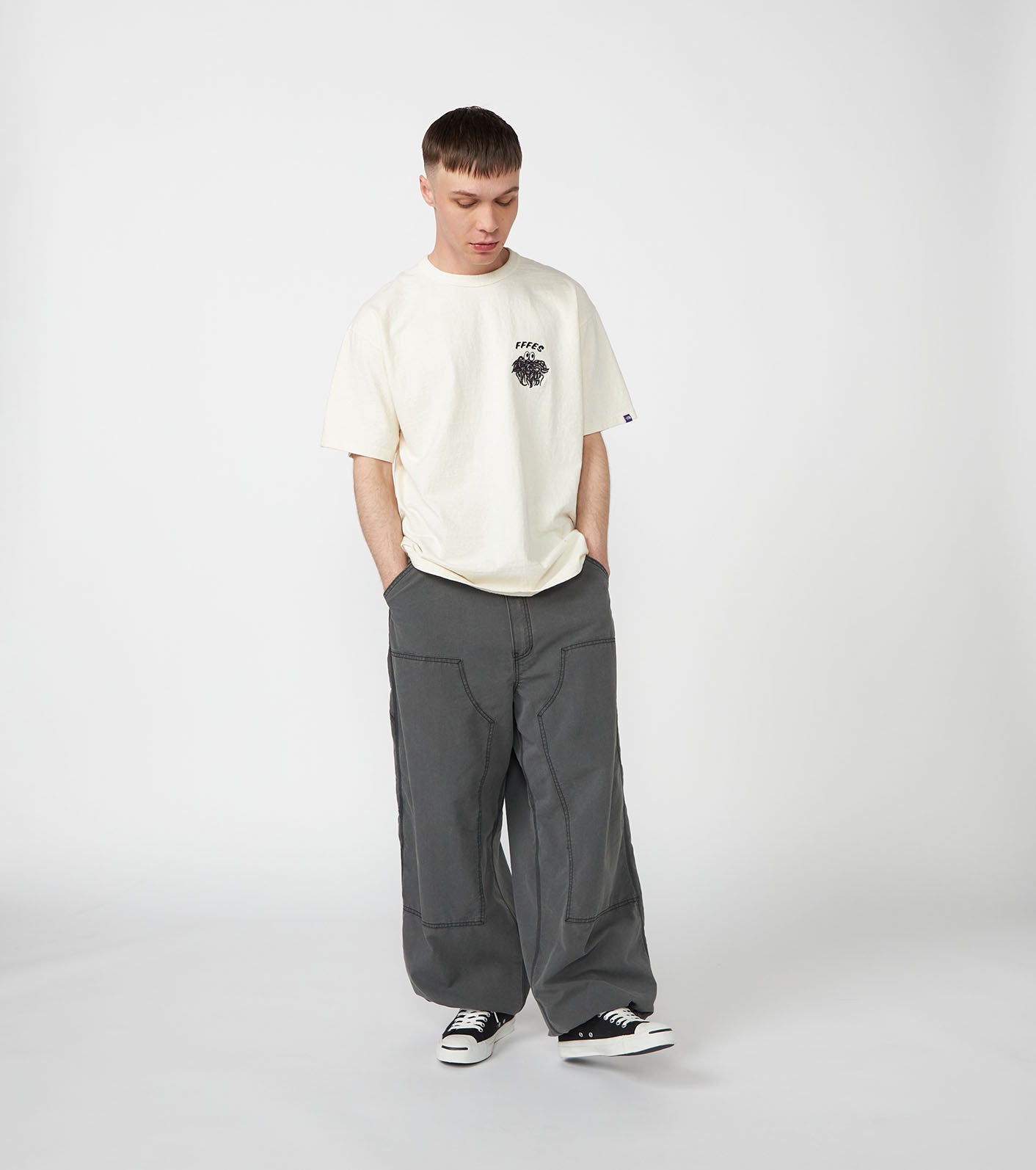 THE NORTH FACE PURPLE LABEL Cotton Nylon Weather Field Double Knee Pants