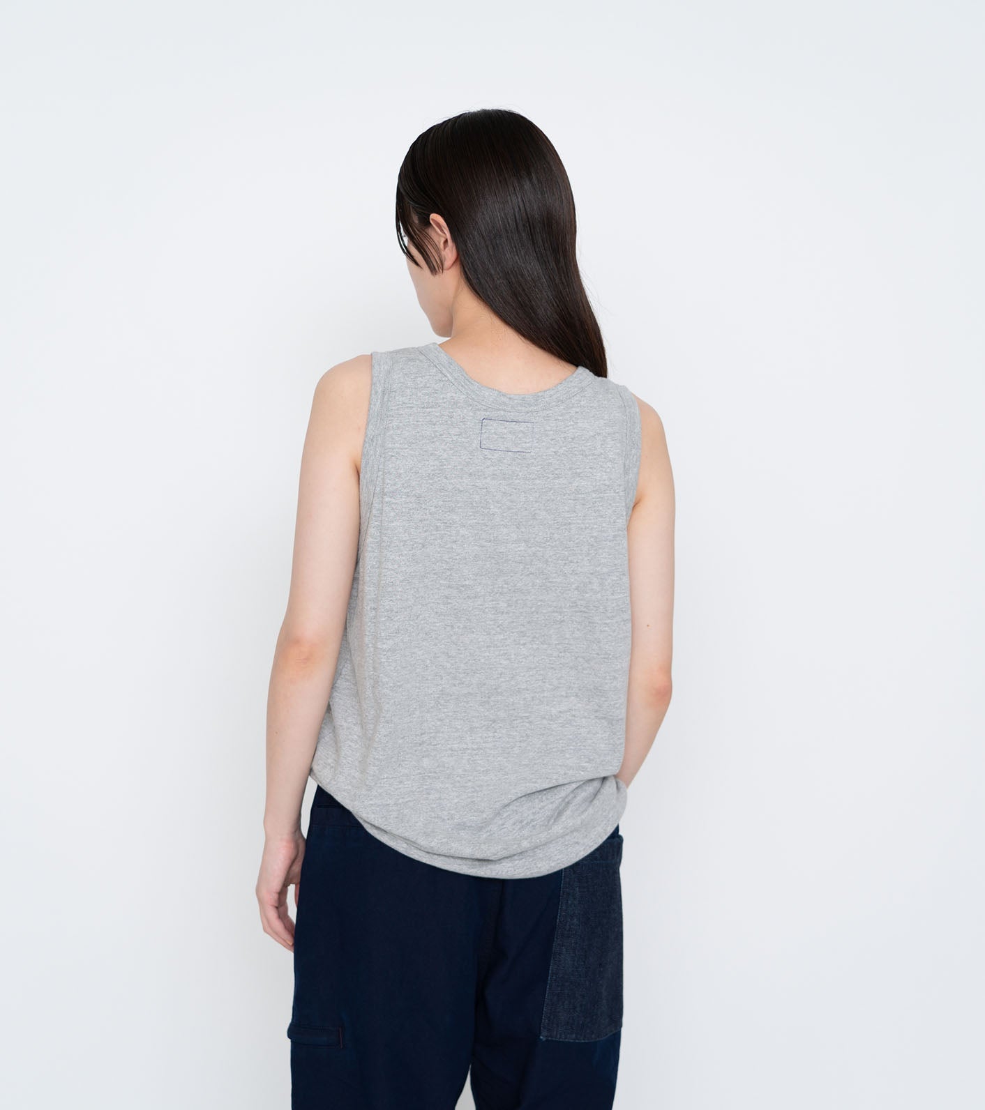 <Women's> THE NORTH FACE PURPLE LABEL Cotton Rayon Field Graphic Tank