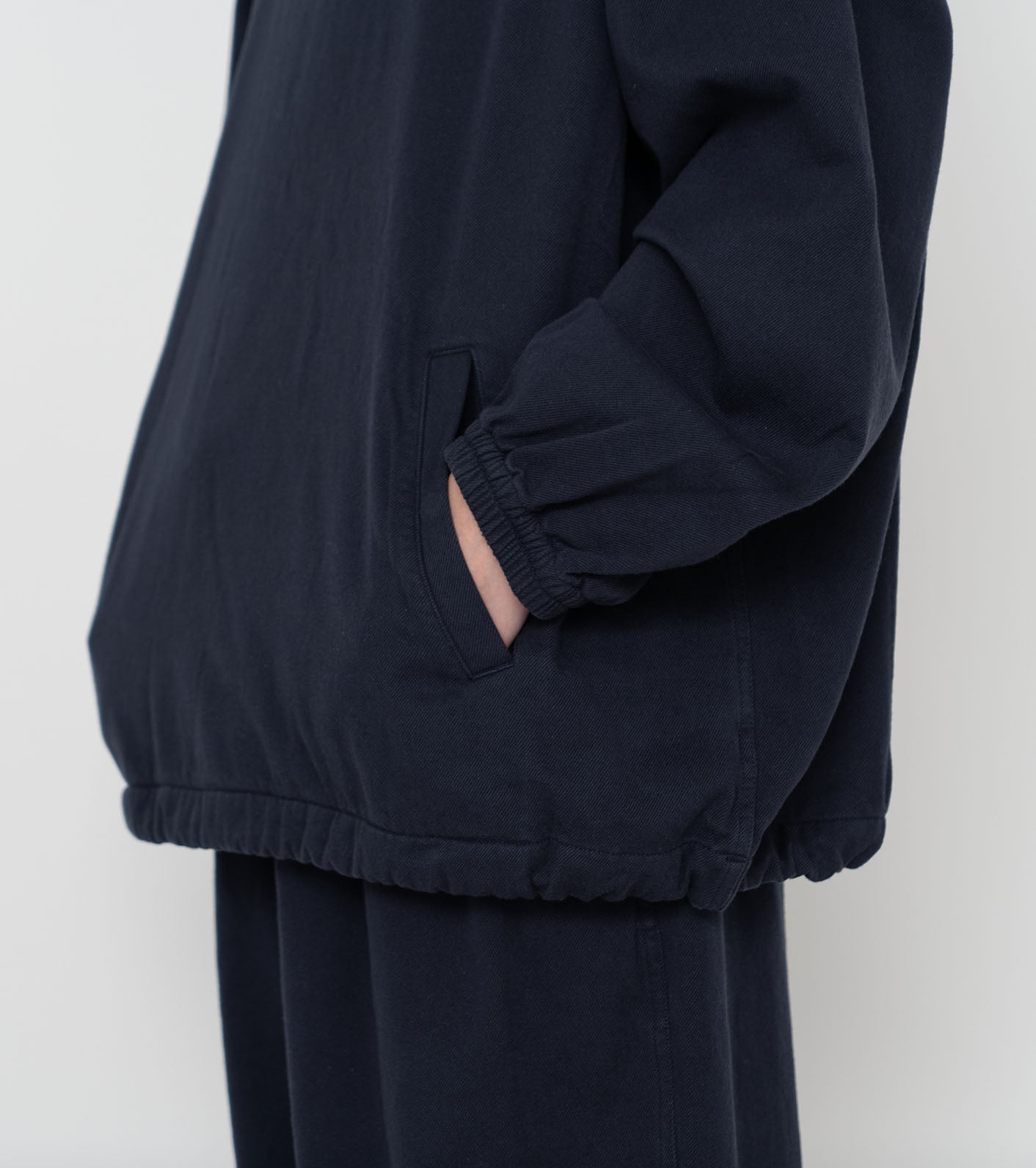 nanamica Cotton Wool Twill Hooded Pullover Parka