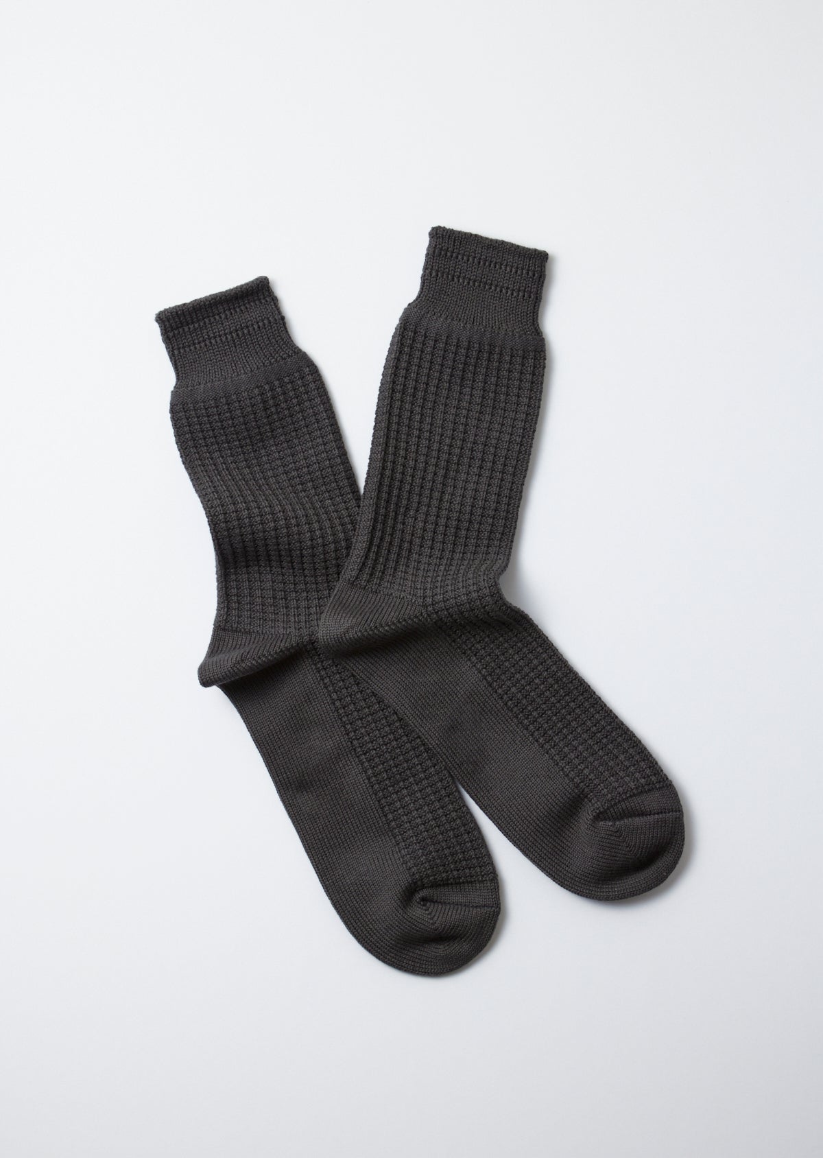 RoToTo COTTON WAFFLE CREW SOCK