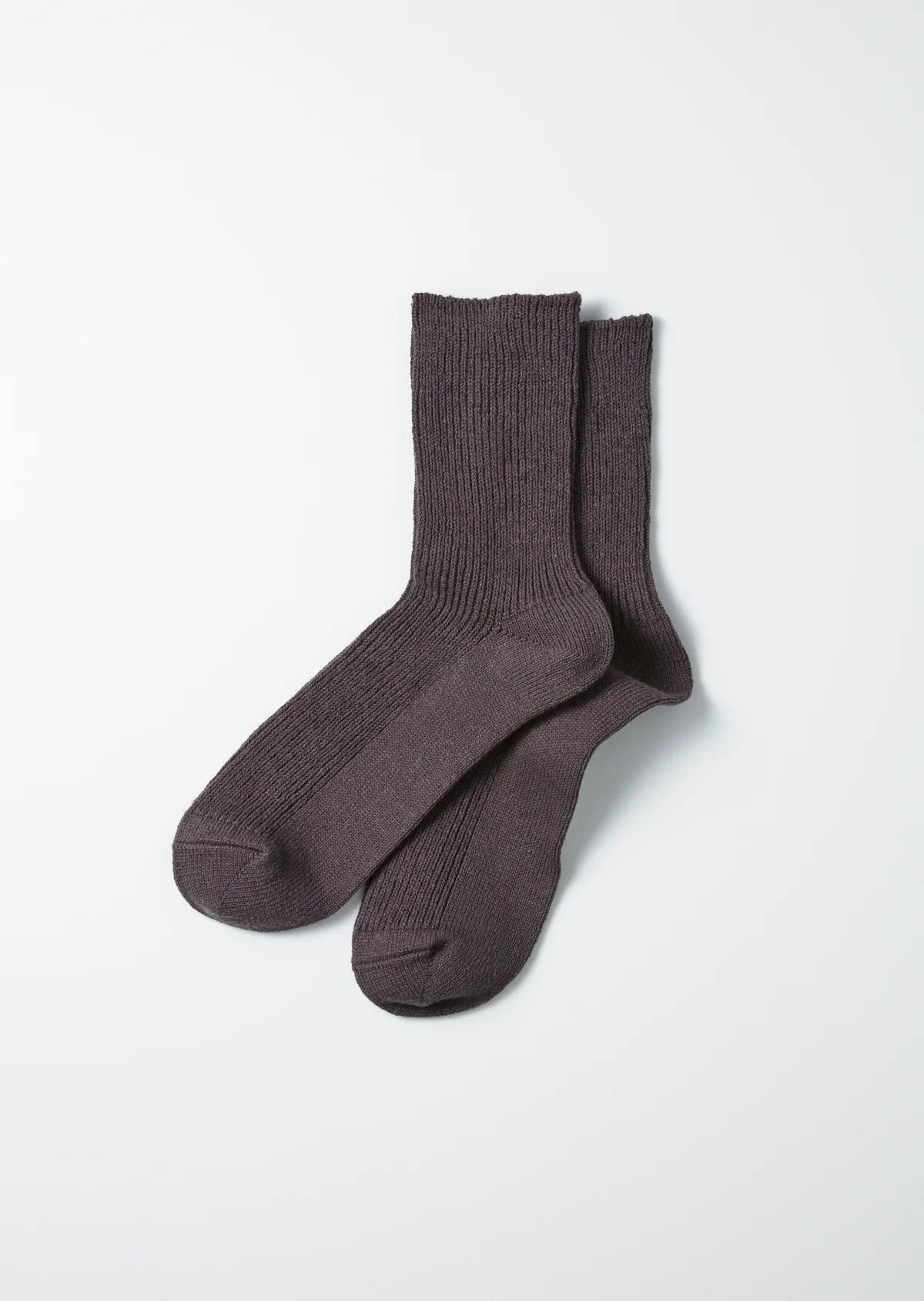 RoToTo WASHI/RECYCLED COTTON RIB CREW SOCKS