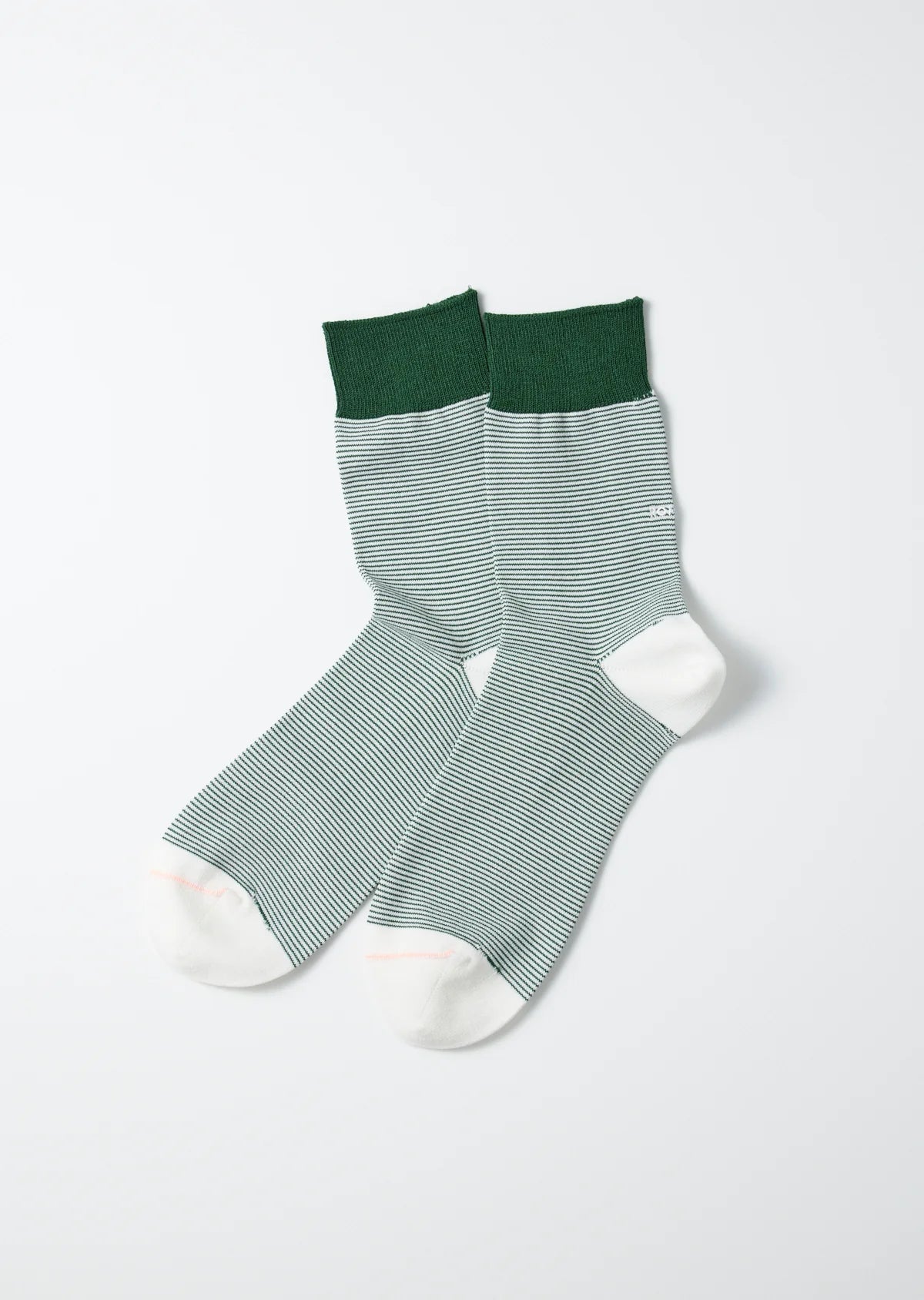 RoToTo FINE STRIPE MINI CREW SOCKS