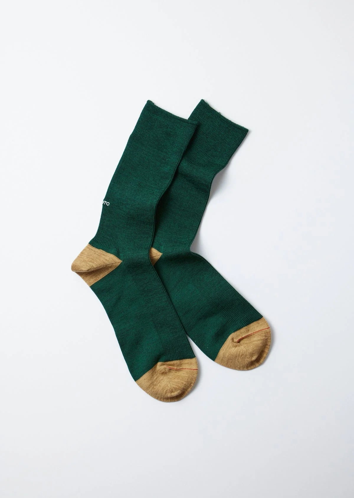 RoToTo ORGANIC COTTON ï¼?RECYCLE POLYESTER RIBBED CREW SOCKS