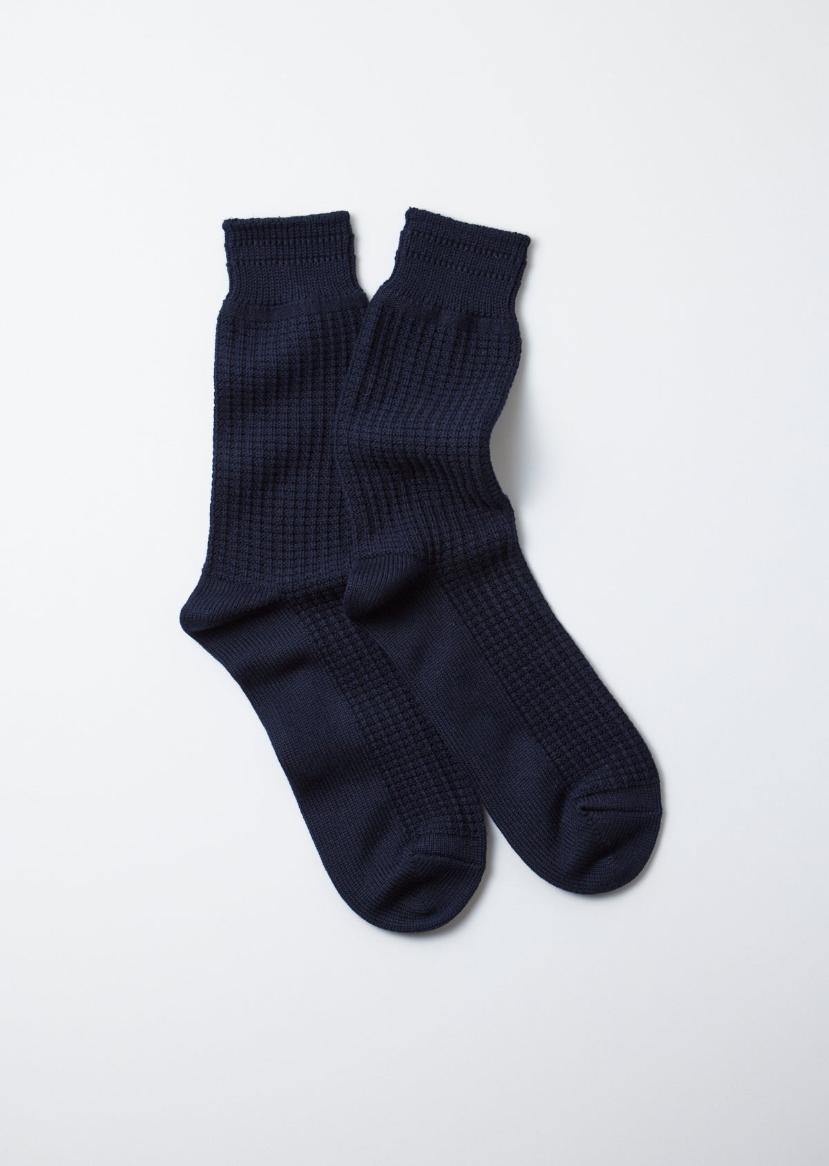 RoToTo COTTON WAFFLE CREW SOCK