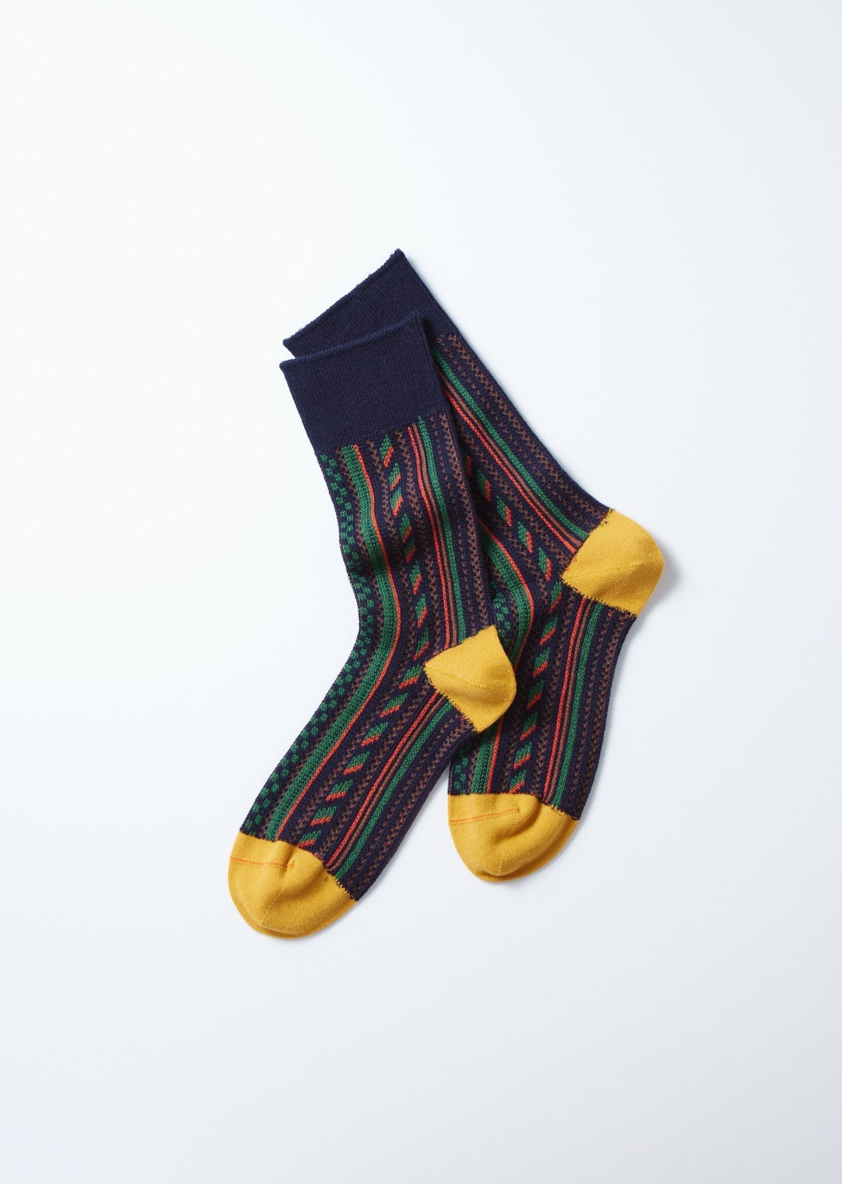 RoToTo MULTI VERTICAL JACQUARD SOCKS