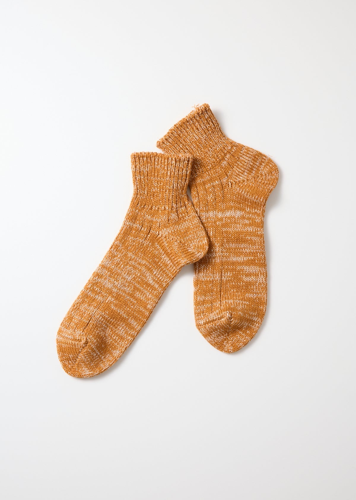 RoToTo LOW GAUGE RIBBED MARL ANKLE SOCKS