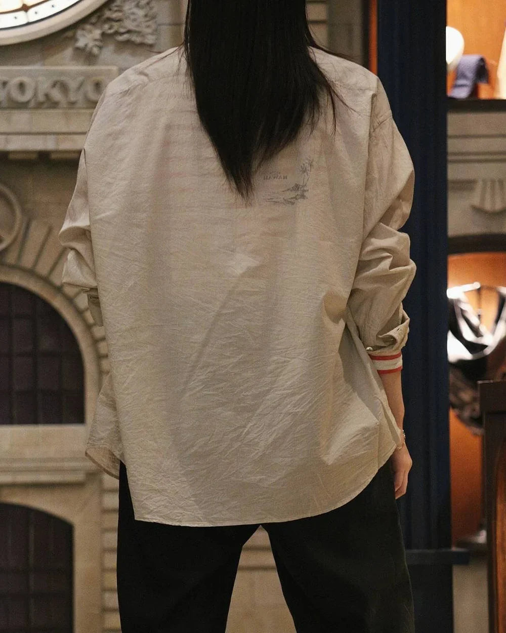 Porter Classic ROLL UP CHAMBRAY SHIRT