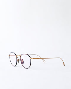 YELLOWS PLUS DARCY EYEGLASS FRAME Rose Gold Brown