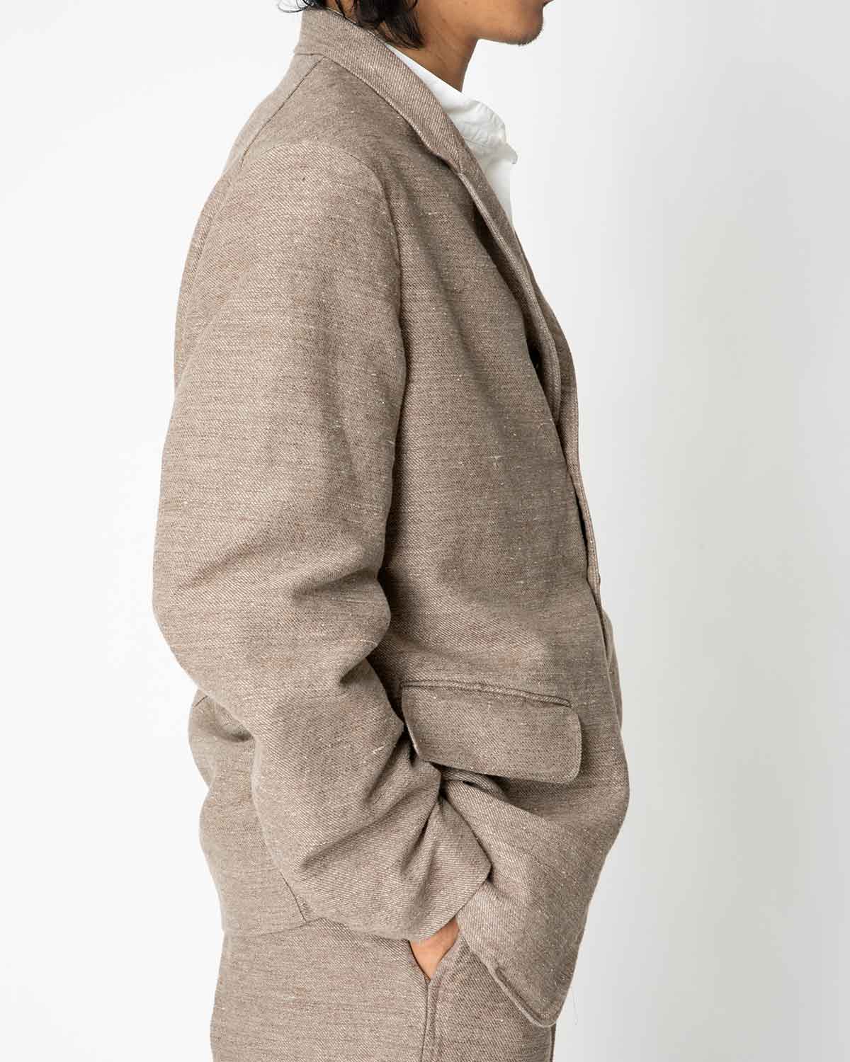 A.PRESSE Dead Stock Linen Tailored Jacket