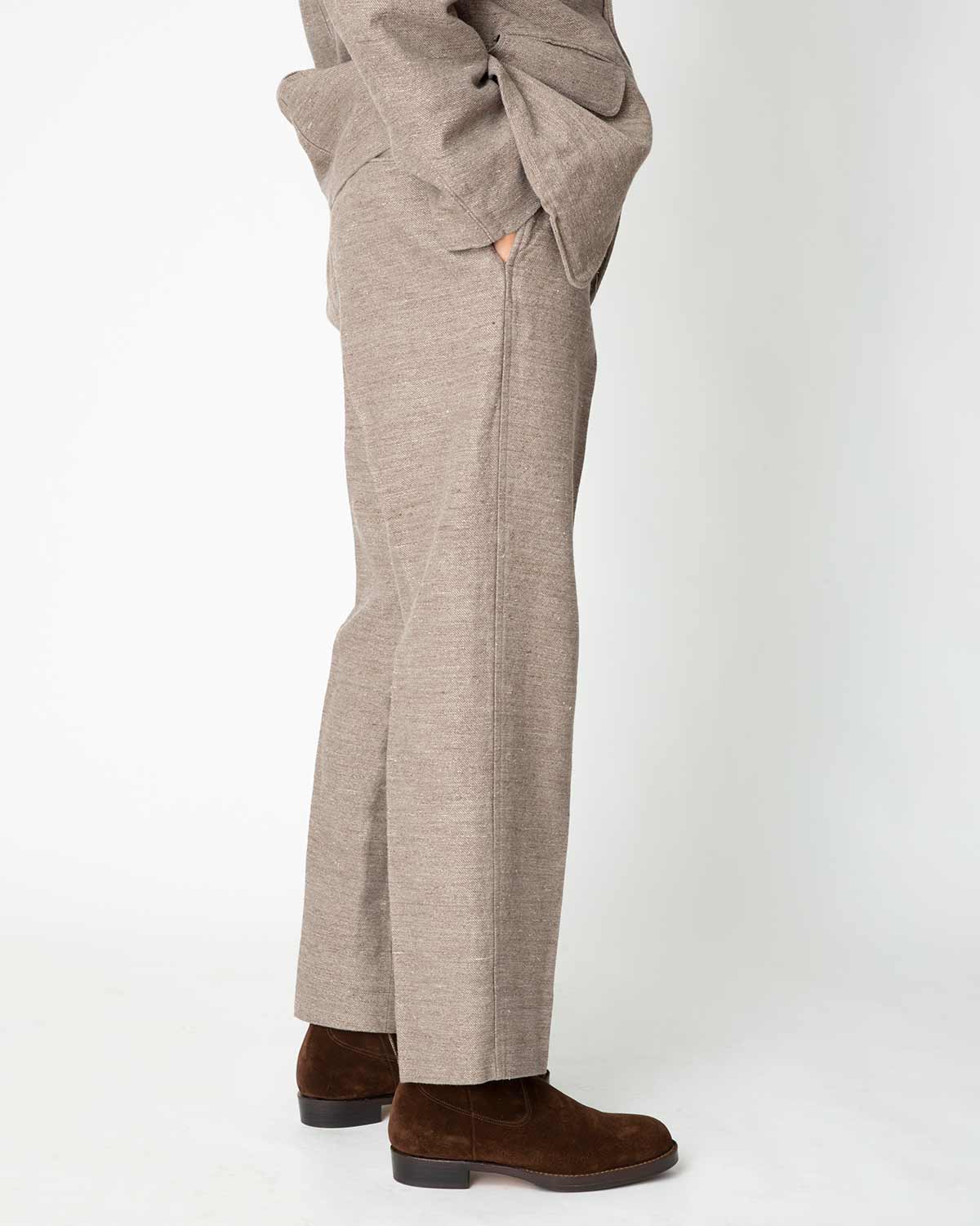 A.PRESSE Dead Stock Linen Trousers
