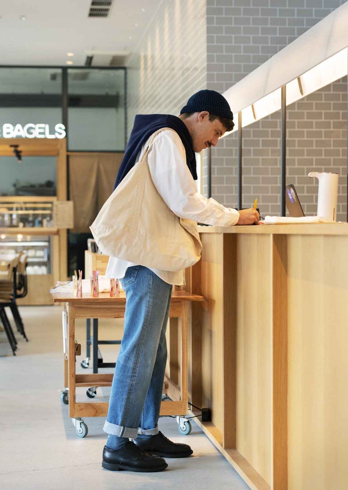 RoToTo ORGANIC COTTON & RECYCLE POLYESTER MINI CREW SOCKS