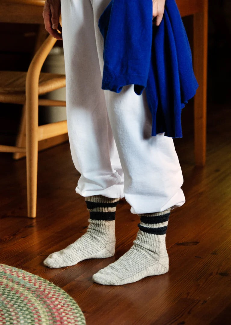 RoToTo BRUSHED MOHAIR CREW SOCKS