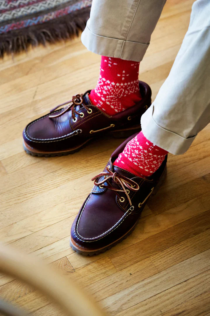 RoToTo BANDANA PATTERN CREW SOCKS