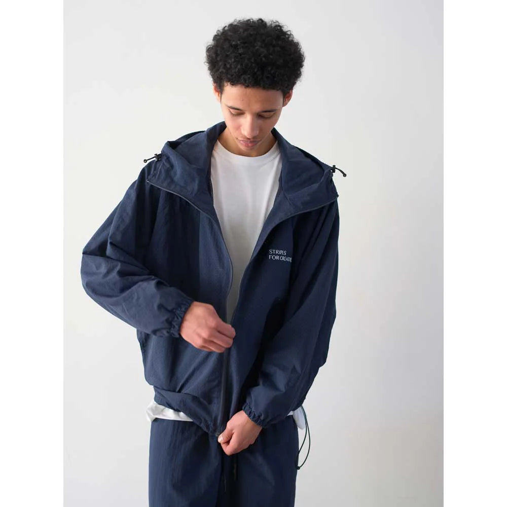 S.F.C (STRIPES FOR CREATIVE) PUNCHING NYLON HOODY