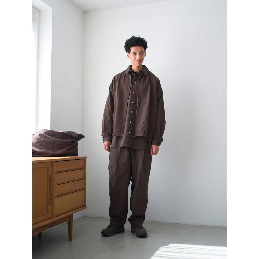 S.F.C (STRIPES FOR CREATIVE) NEW WIDE TWO TUCK PANTS (STITCHED NYLON)