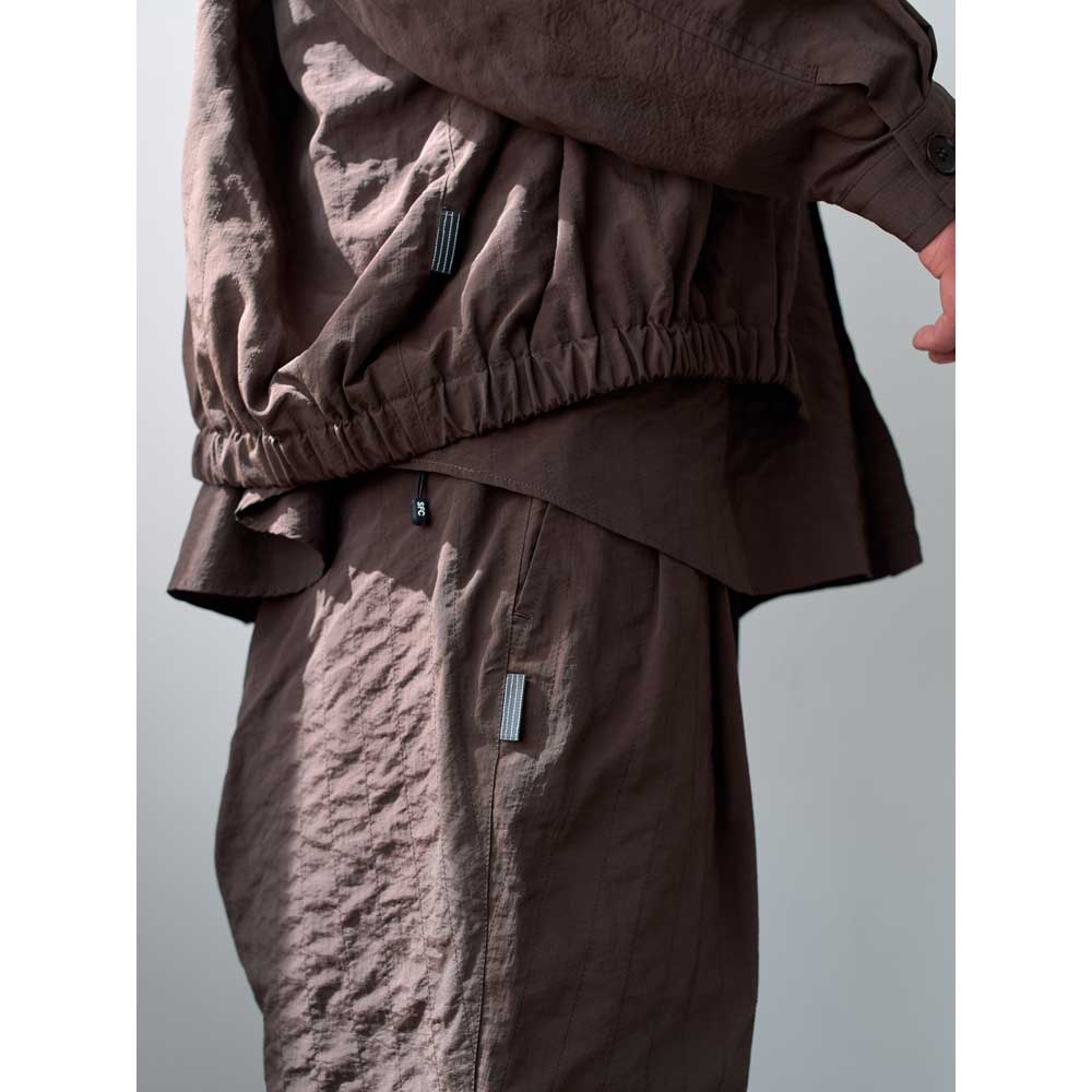 S.F.C (STRIPES FOR CREATIVE) NEW WIDE TWO TUCK PANTS (STITCHED NYLON)