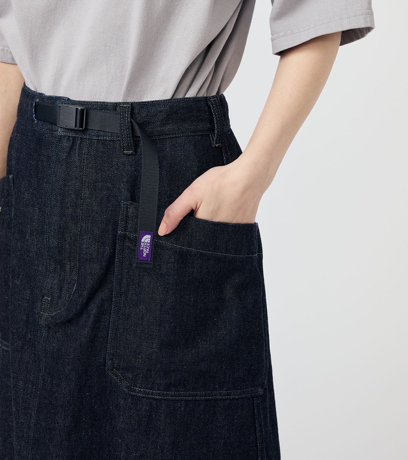THE NORTH FACE PURPLE LABEL Denim Field Skirt