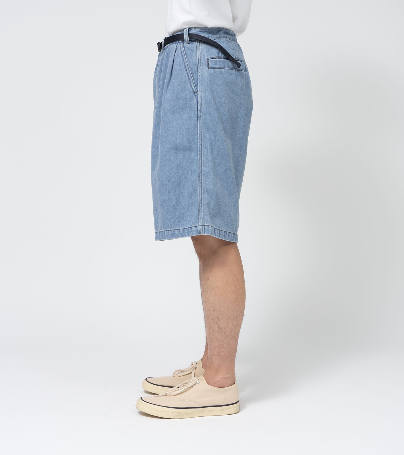 THE NORTH FACE PURPLE LABEL Denim Tuck Field Shorts