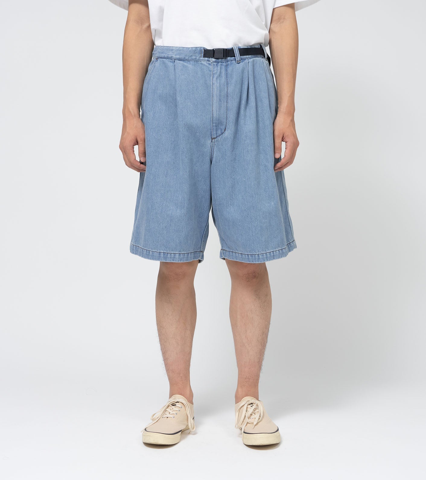 THE NORTH FACE PURPLE LABEL Denim Tuck Field Shorts