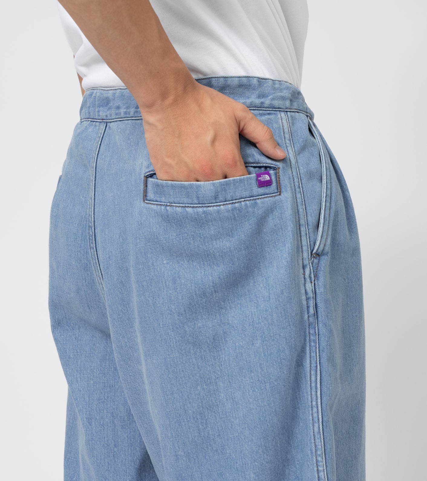 THE NORTH FACE PURPLE LABEL Denim Tuck Field Shorts