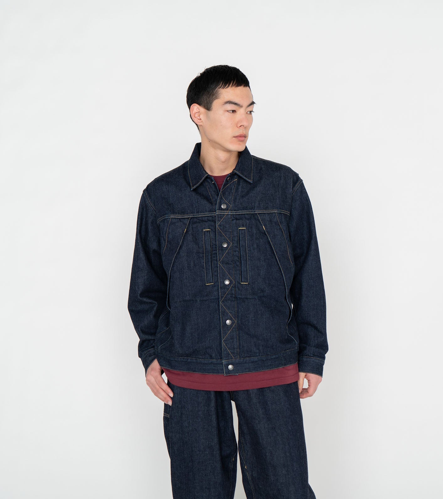 THE NORTH FACE PURPLE LABEL Denim WINDSTOPPER Field Jacket