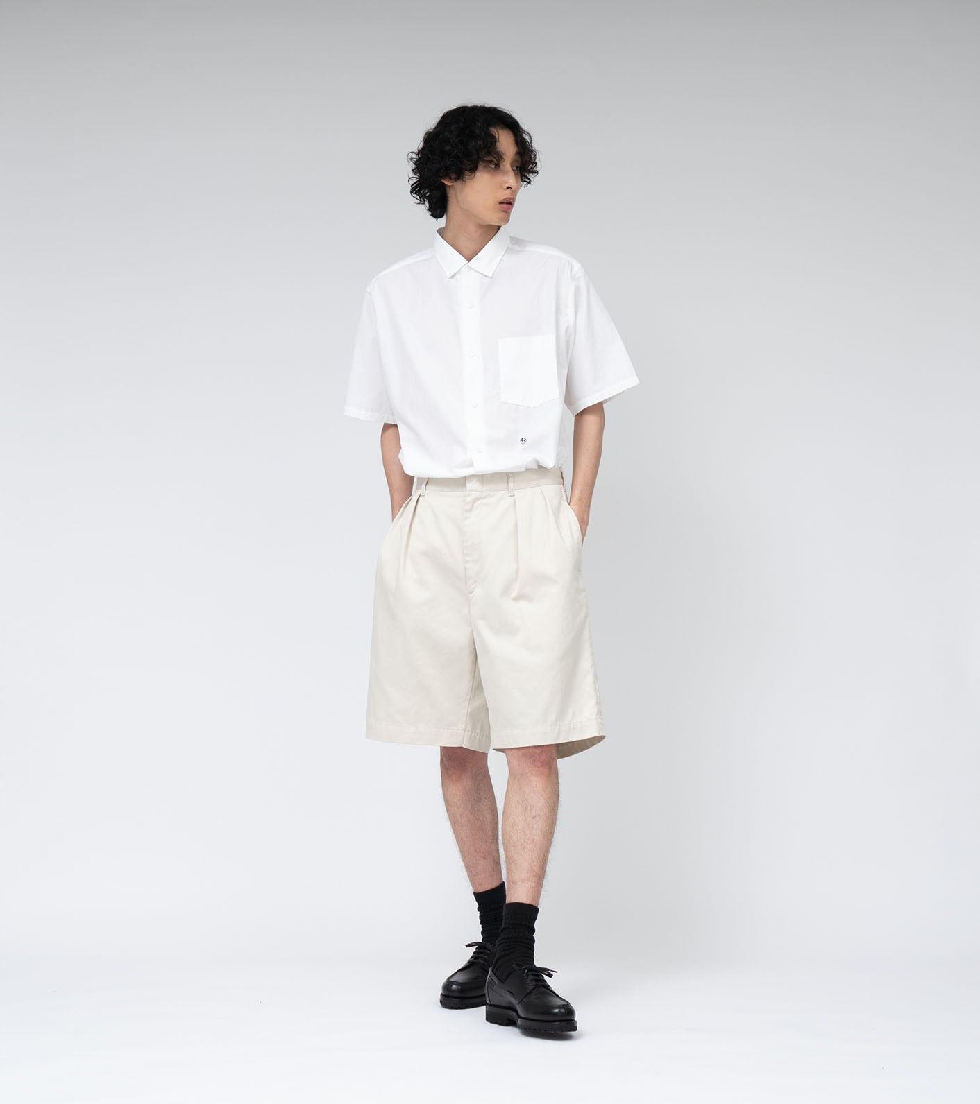 nanamica Double Pleat Chino Shorts