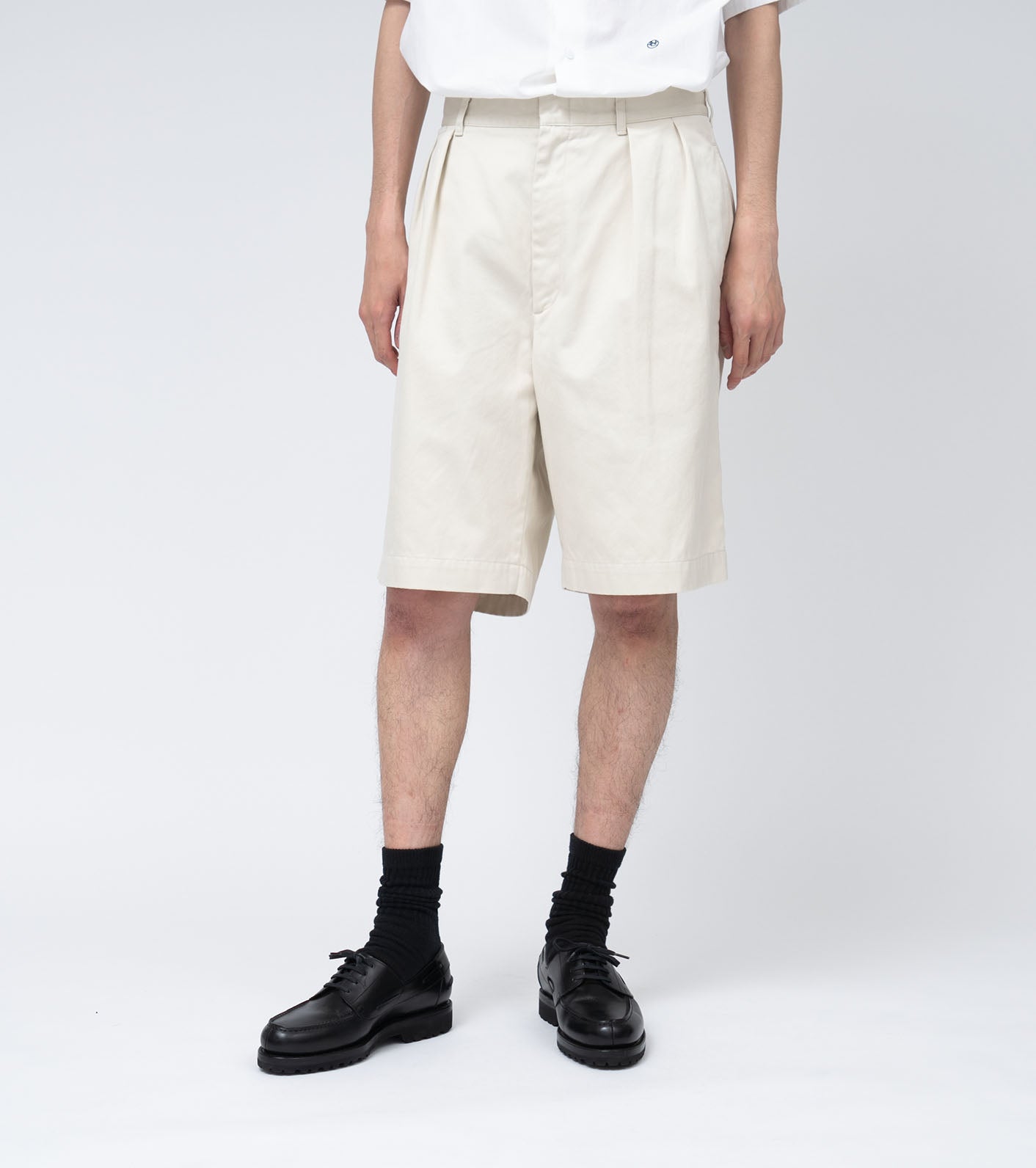 nanamica Double Pleat Chino Shorts
