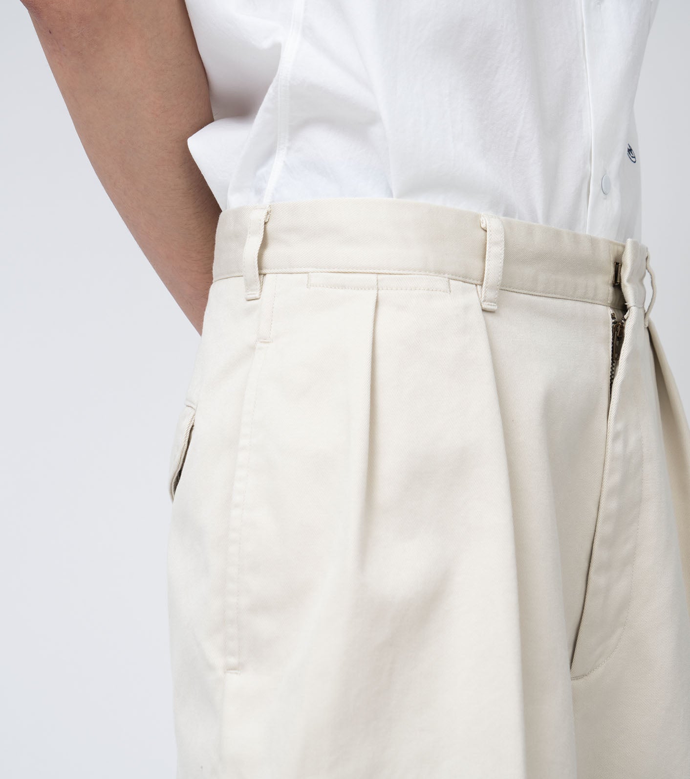 nanamica Double Pleat Chino Shorts