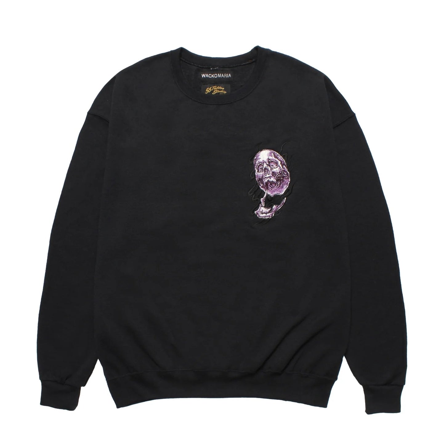 WACKO MARIA 56 TATTOO STUDIO CREW NECK SWEAT SHIRT