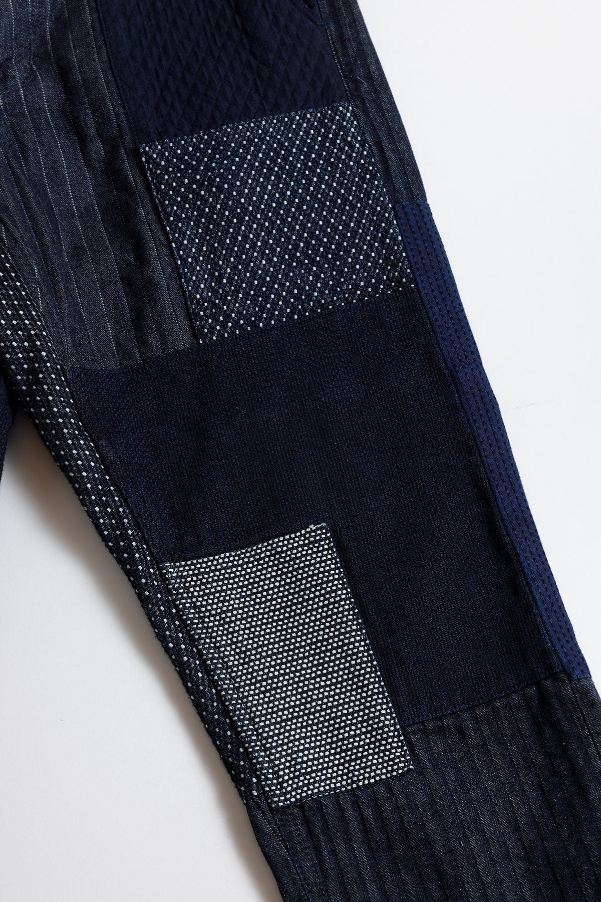 FDMTL PATCHWORK PANTS RINSE