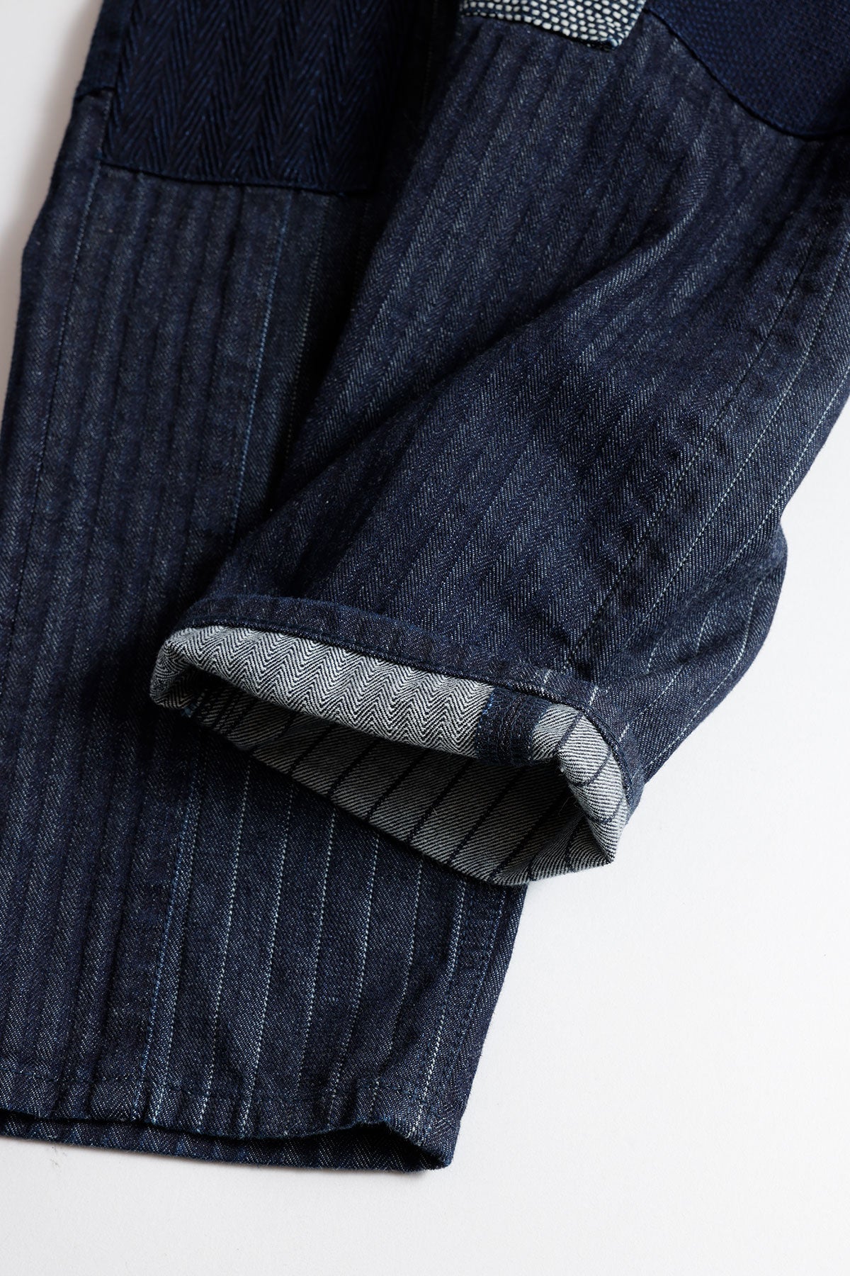 FDMTL PATCHWORK PANTS RINSE