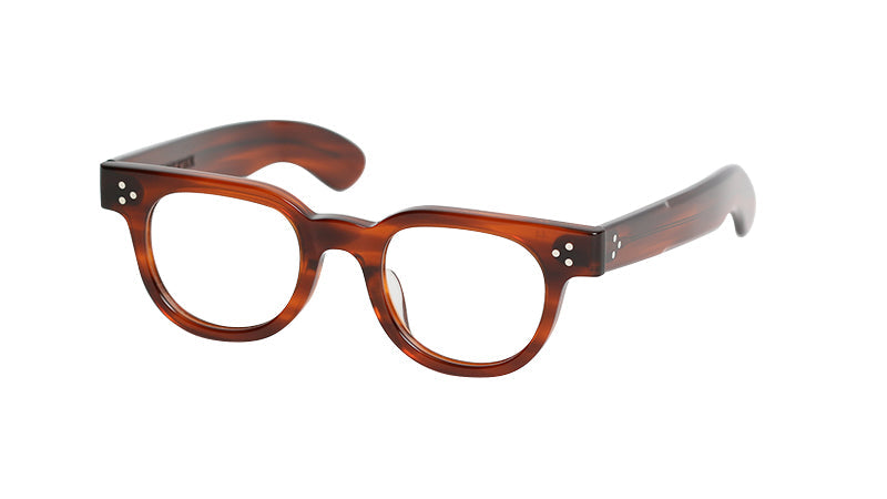 JULIUS TART OPTICAL FDR Eyeglass Frame Amber