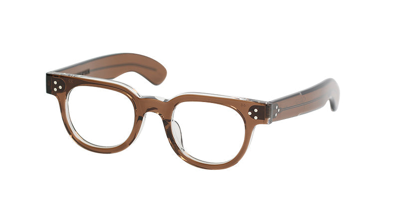 JULIUS TART OPTICAL FDR Eyeglass Frame Brown Crystal II