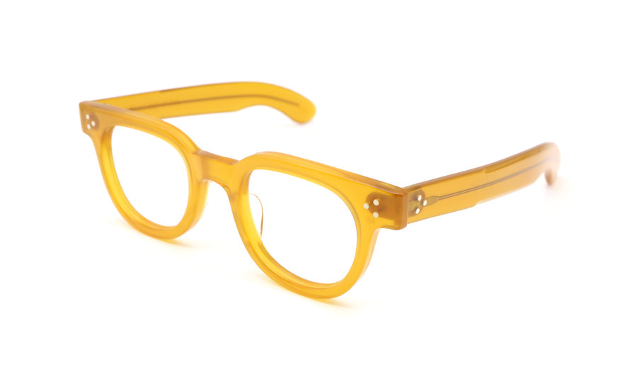 JULIUS TART OPTICAL FDR Eyeglass Frame Vintage Yellow