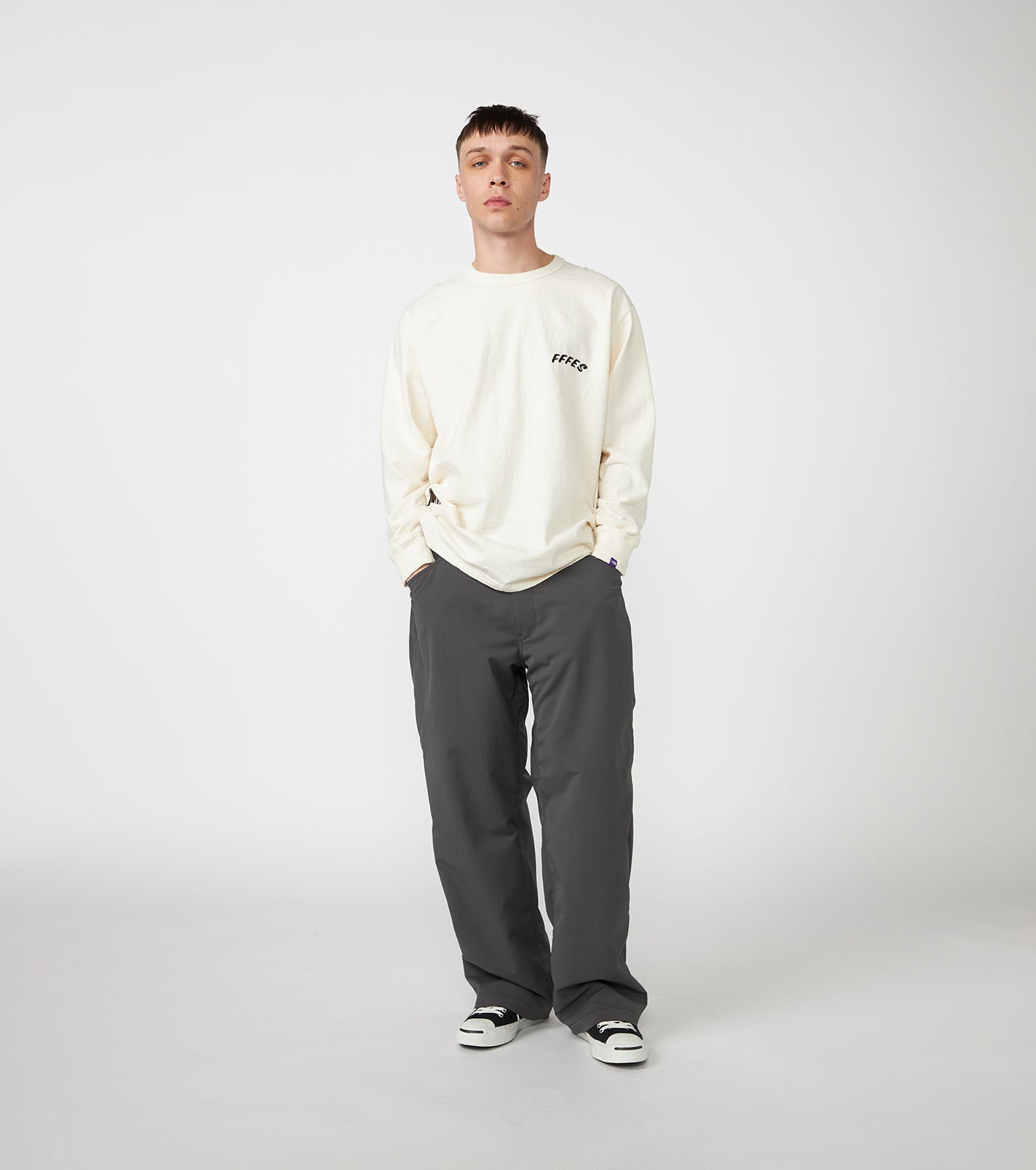 THE NORTH FACE PURPLE LABEL FFFES Graphic Long Sleeve Tee