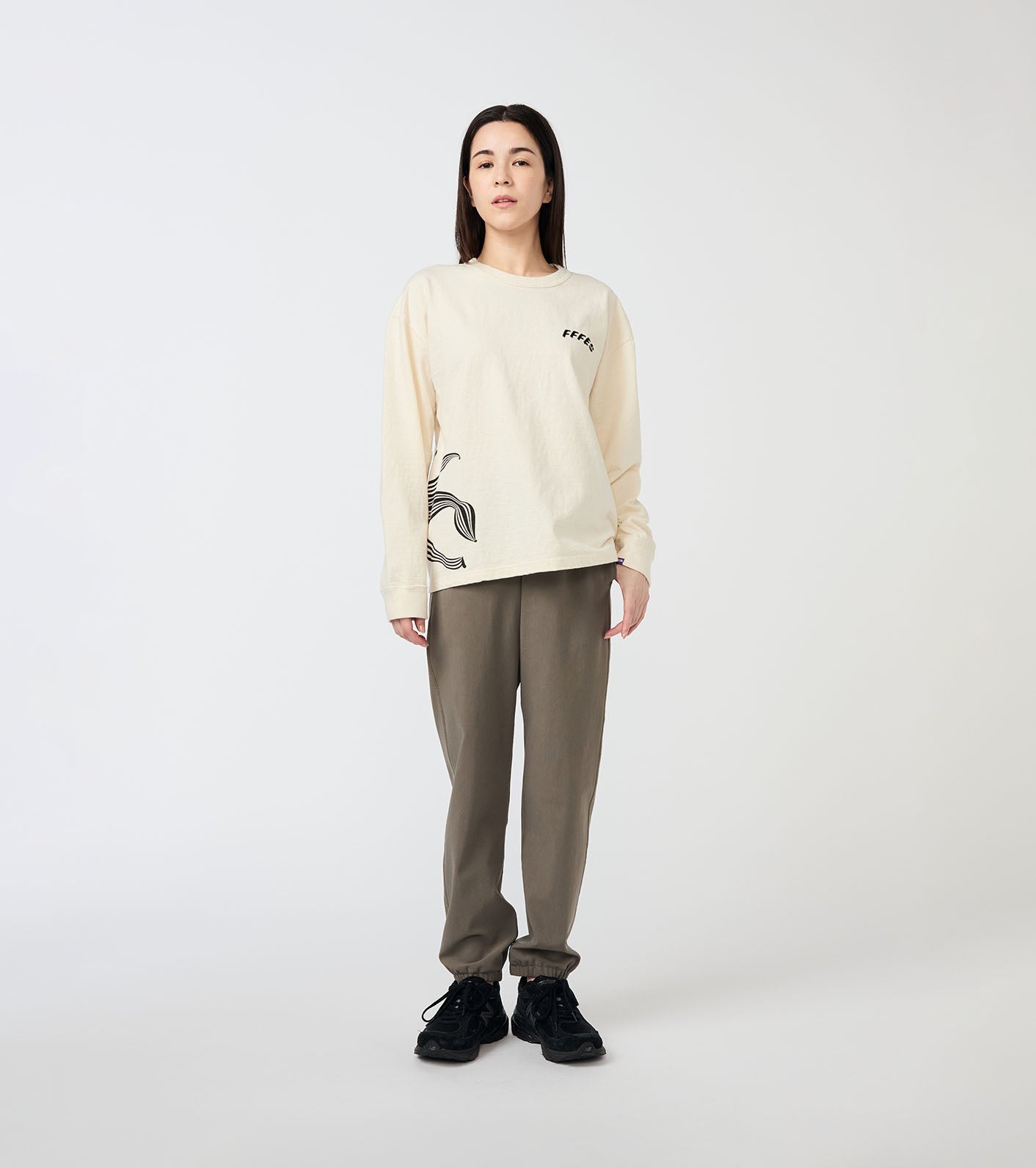 THE NORTH FACE PURPLE LABEL FFFES Graphic Long Sleeve Tee