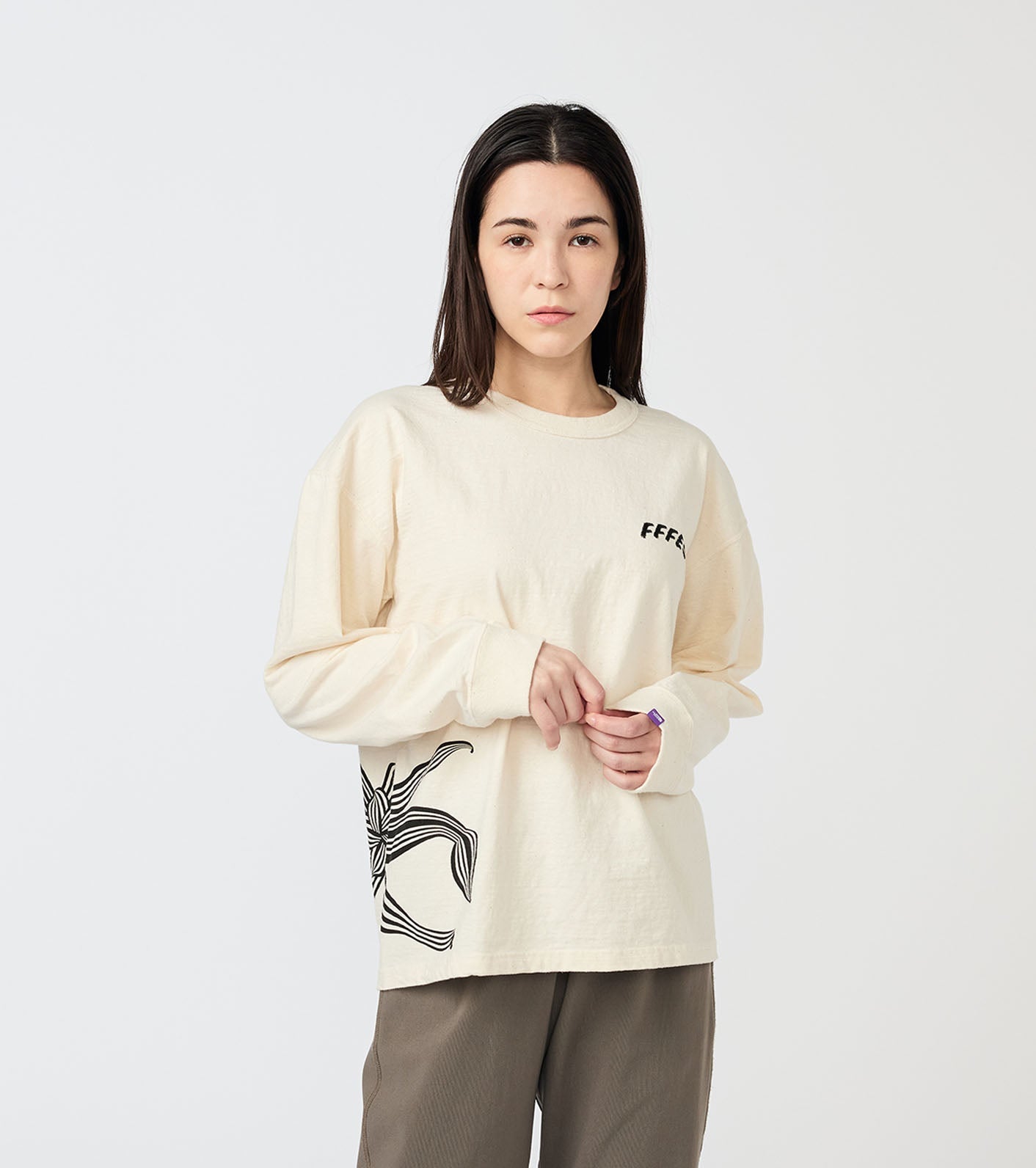 THE NORTH FACE PURPLE LABEL FFFES Graphic Long Sleeve Tee
