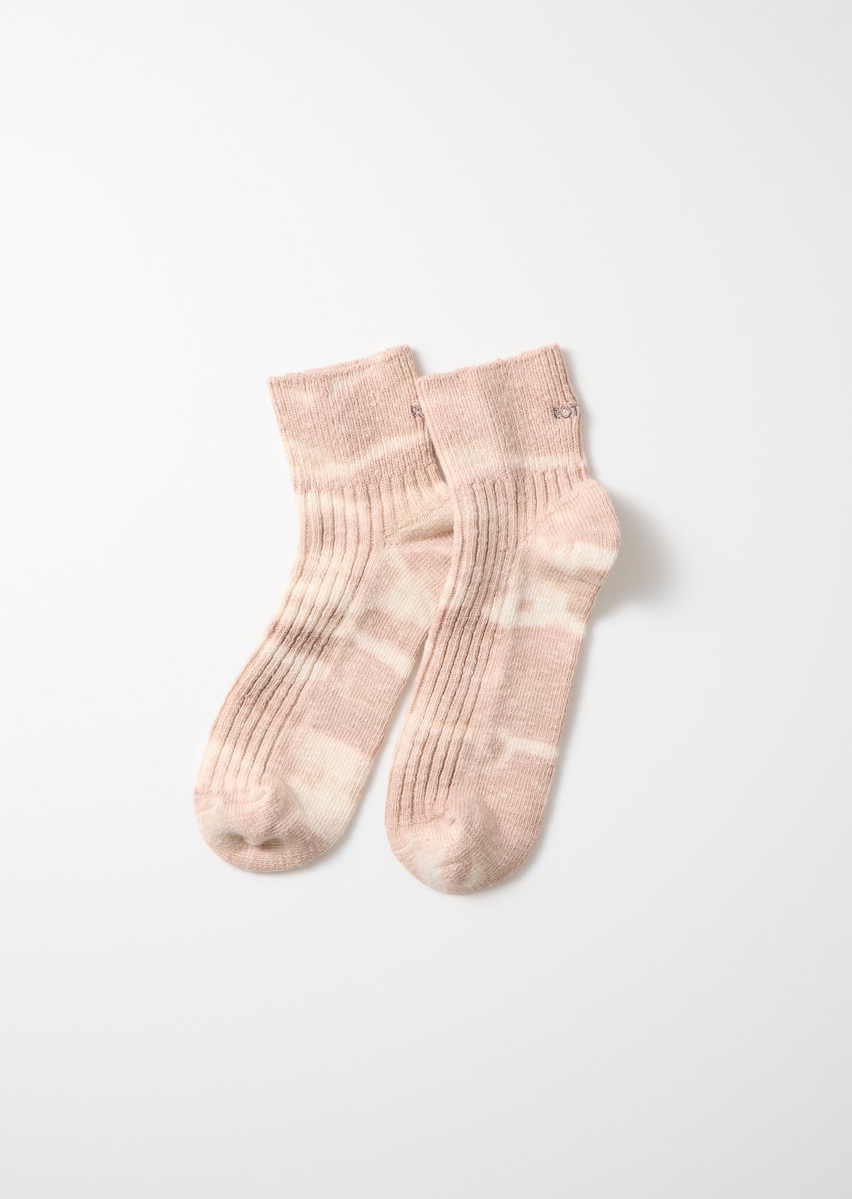 RoToTo TIE DYE RIBBED ANKLE SOCKS