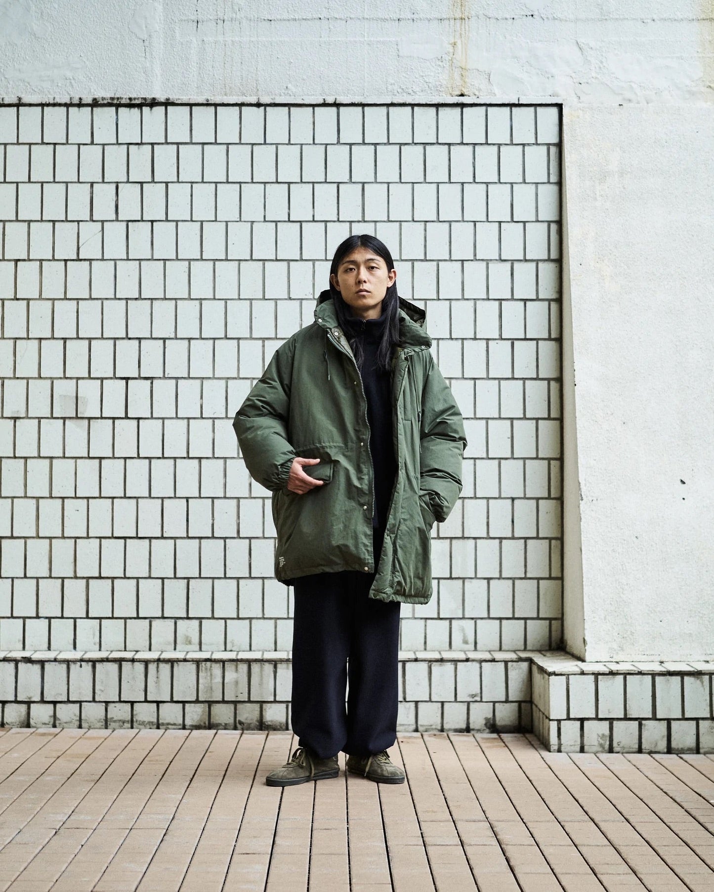 FreshService LONG HOODED DOWN COAT