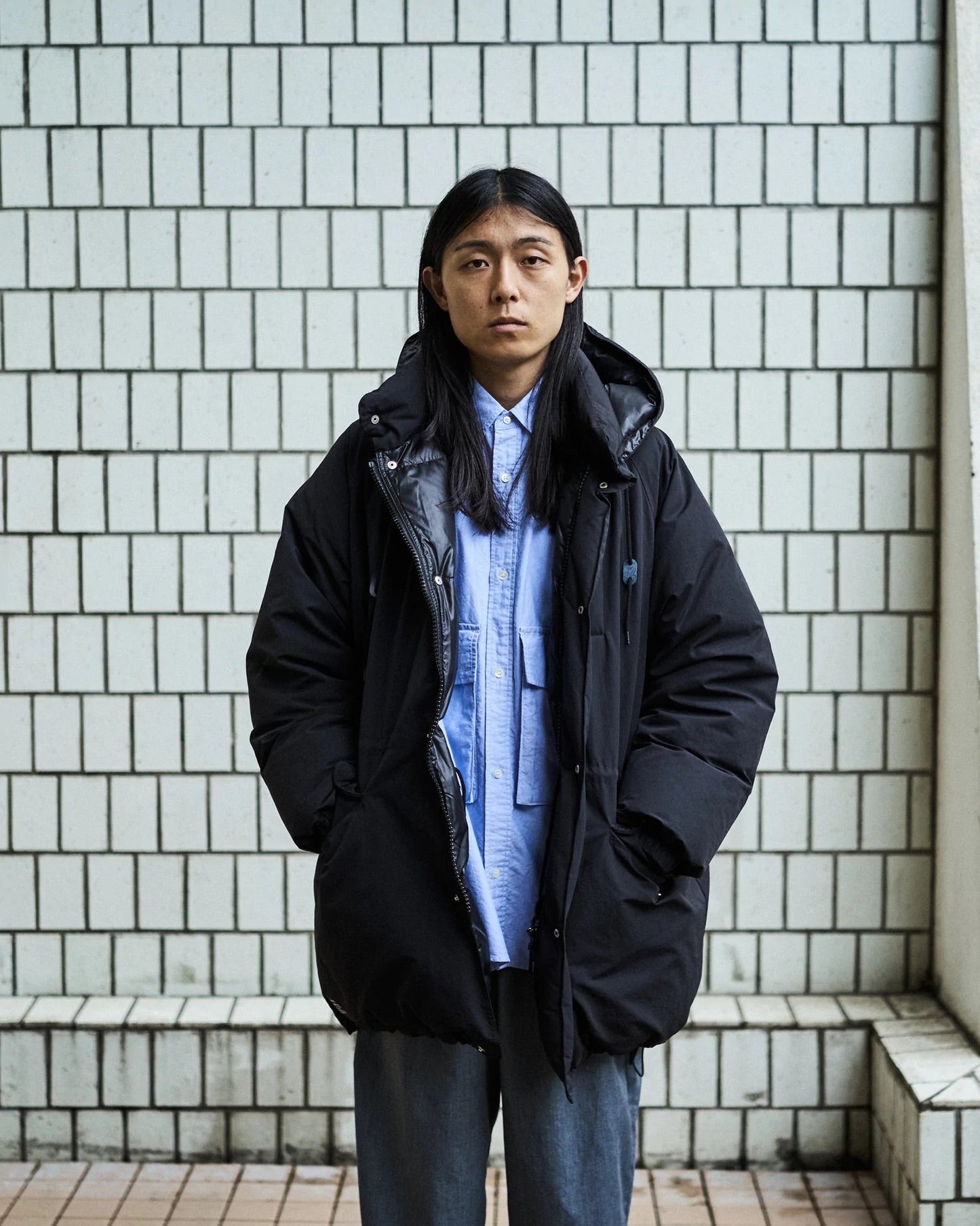 FreshService LONG HOODED DOWN COAT