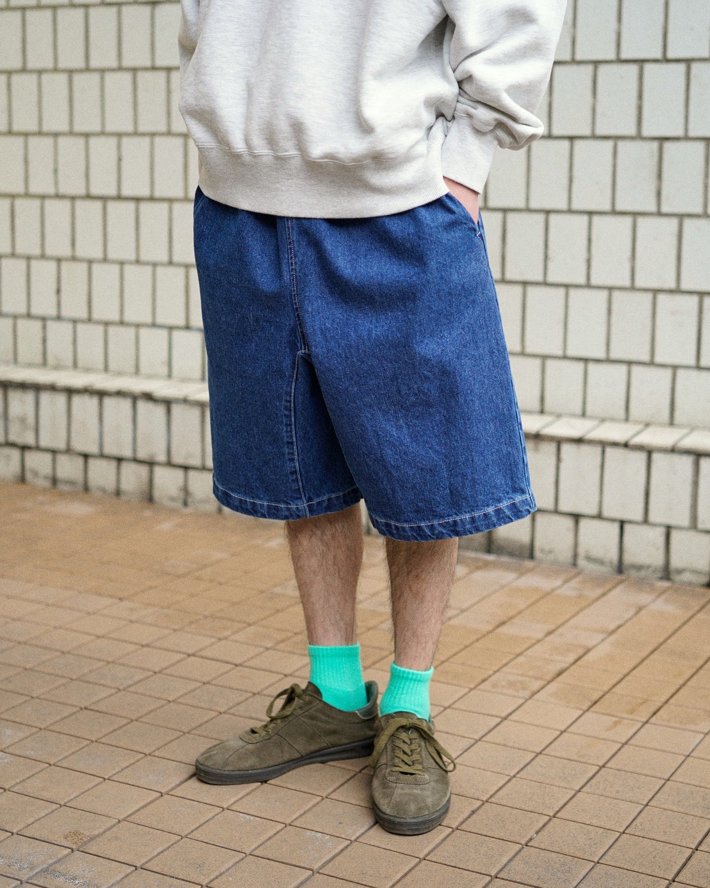 FreshService CORPORATE EASY DENIM SHORTS