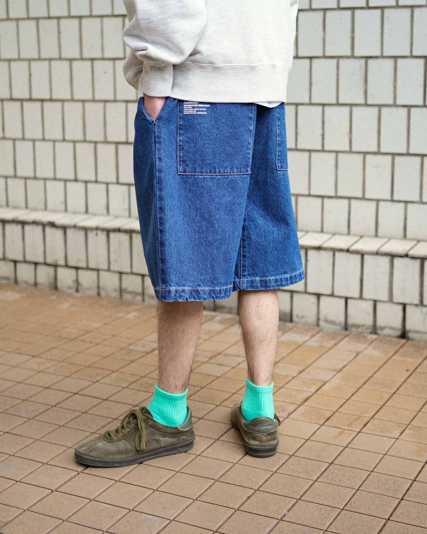 FreshService CORPORATE EASY DENIM SHORTS