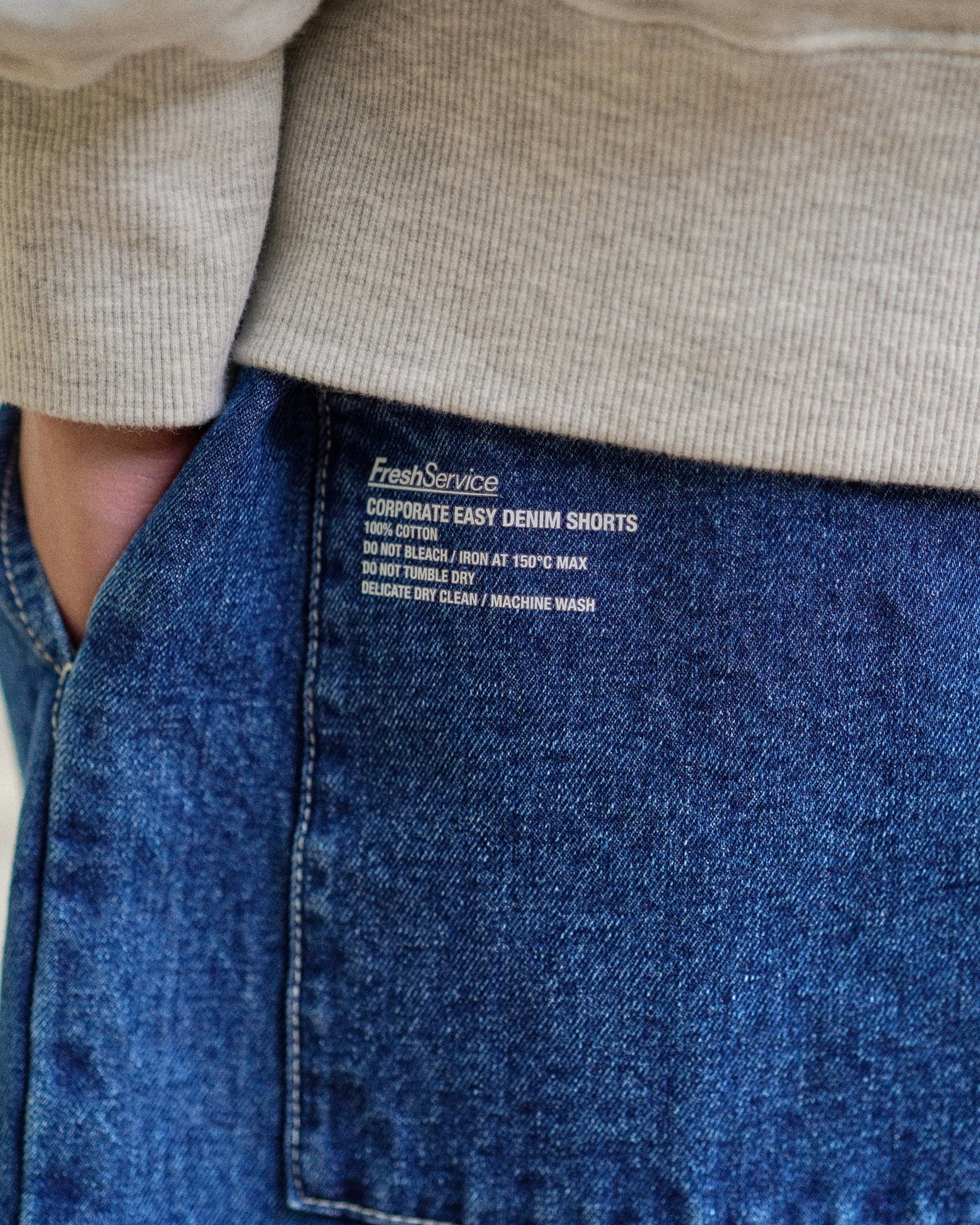 FreshService CORPORATE EASY DENIM SHORTS