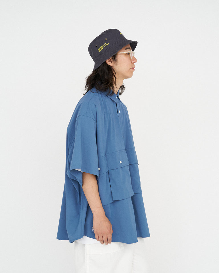 FreshService MICRO TYPEWRITER FLAP POCKET S/S SHIRT